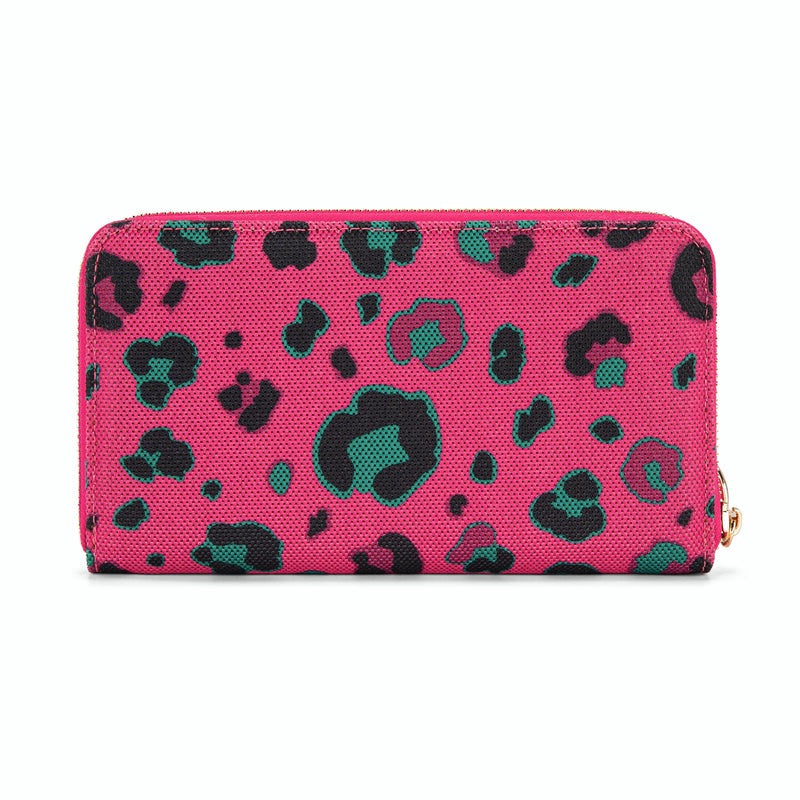 WRANGLER LEOPARD PRINT WALLET WRISTLET