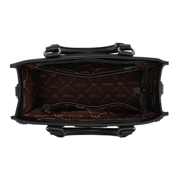 WRANGLER WESTERN CONTRAST STITCH CHEVRON TOTE BAG