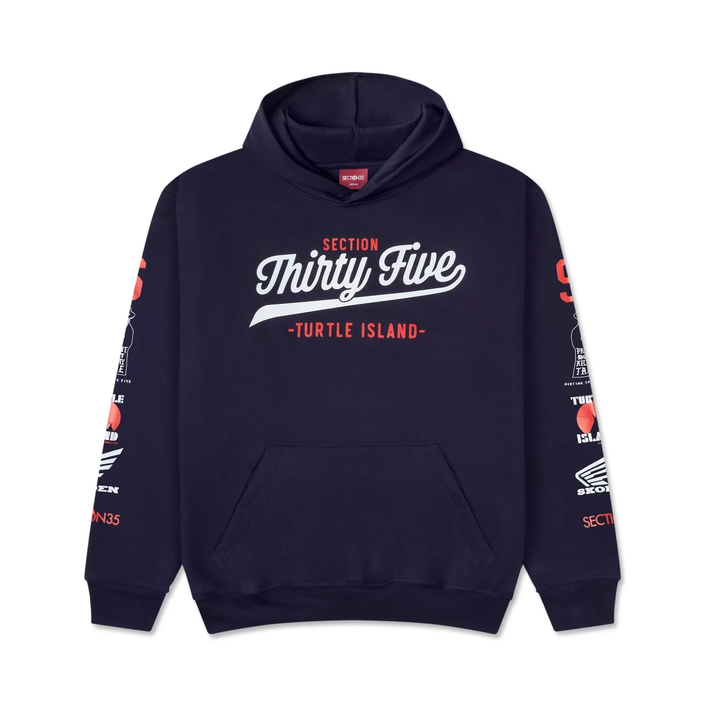 Goat 2.0 Hoodie - Cream, Navy