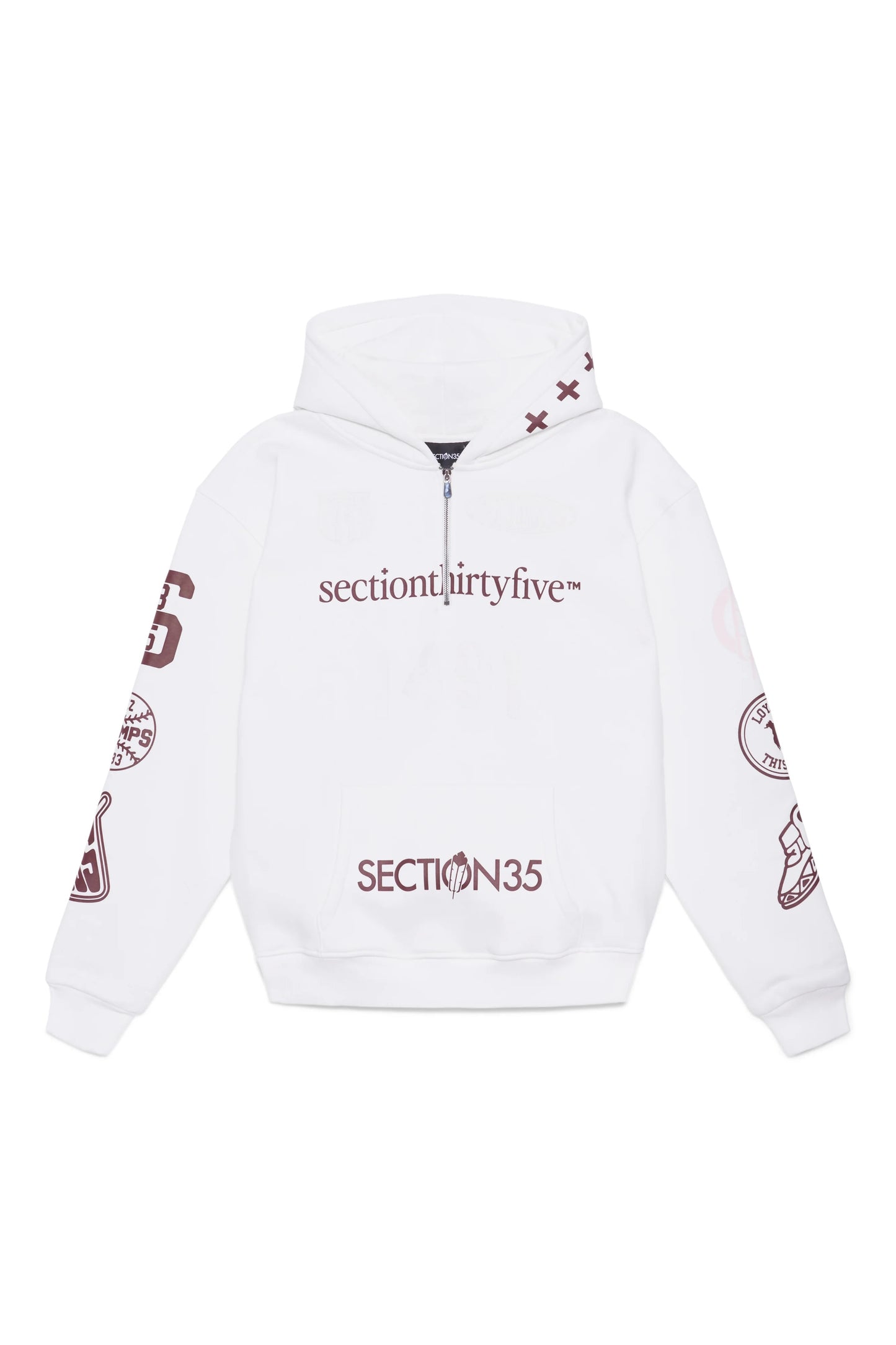 POR VIDA HALF ZIP - CREAM