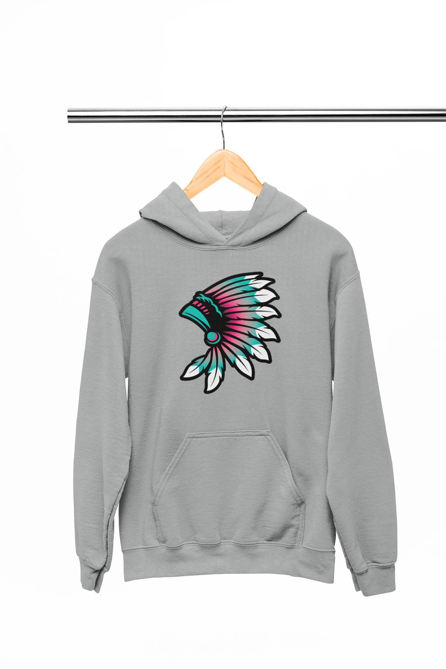 Colourful Headdress-Adult Hoodie