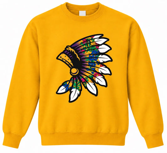 Yellow Floral Crewneck
