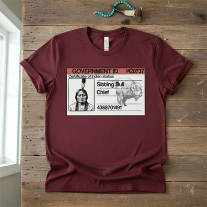 Sitting Bull Status Card -T-Shirt