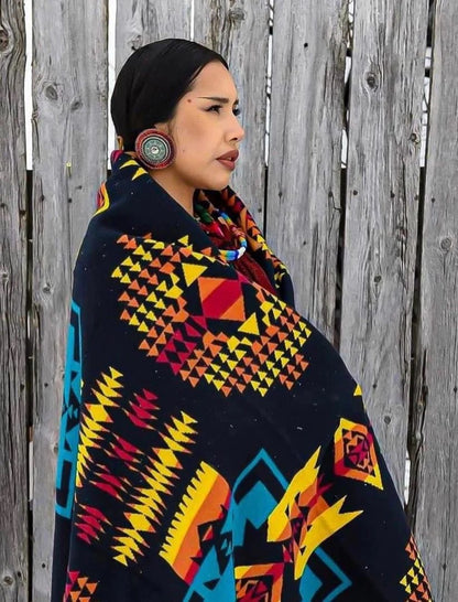 Boy Chief Wool Blankets