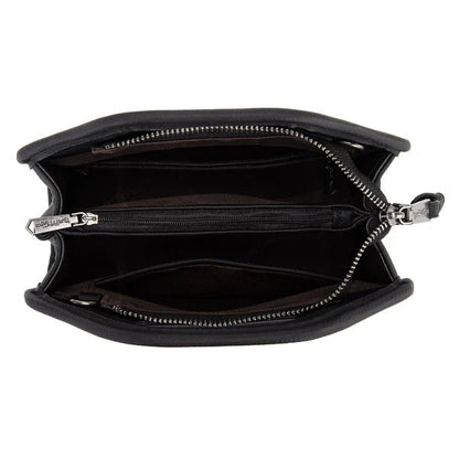 TRINITY RANCH GENUINE COWHIDE SATCHEL CROSSBODY BAG