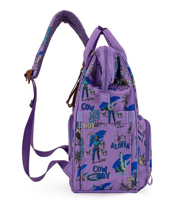 Wrangler Cowboy Print Callie Backpack