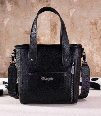 WRANGLER COWHIDE TOTE CROSSBODY BAG