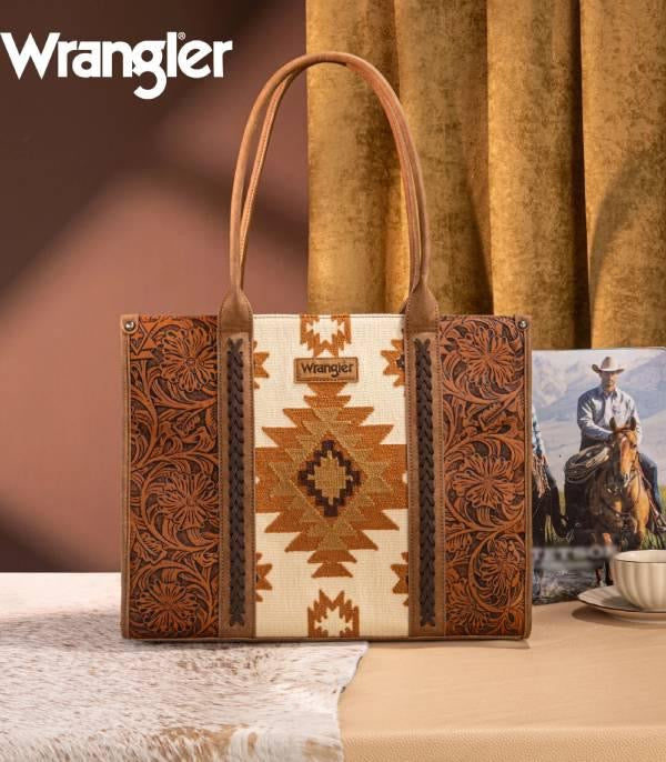 WRANGLER AZTEC LARGE TOTE