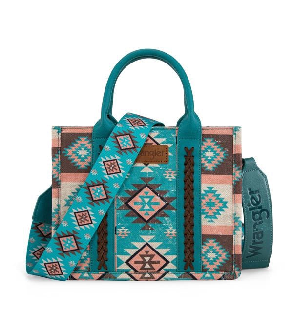 Wrangler Aztec Pattern Tote Crossbody