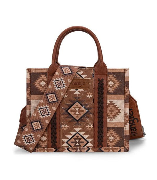 Wrangler Aztec Pattern Tote Crossbody