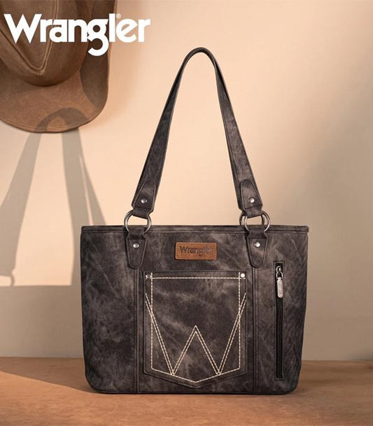 Wrangler Denim Pocket Tote Bag