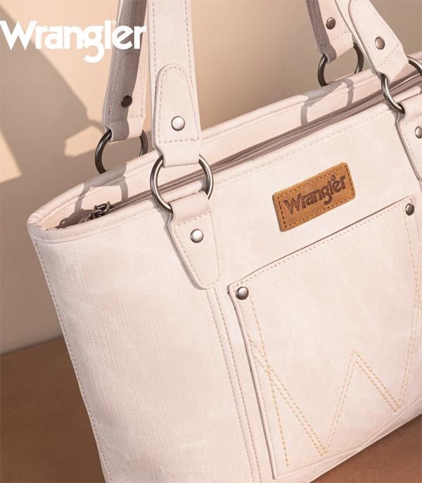 Wrangler Denim Pocket Tote Bag