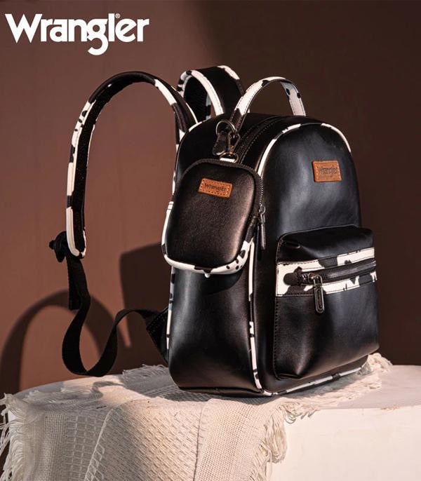 Wrangler Cow Print Backpack