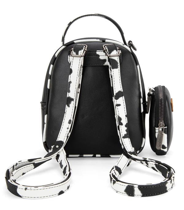 Wrangler Cow Print Mini Backpack Set
