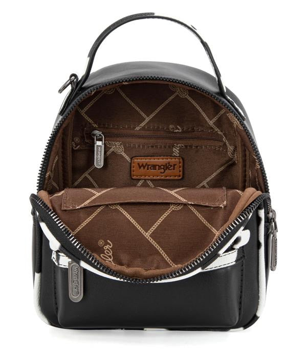 Wrangler Cow Print Mini Backpack Set