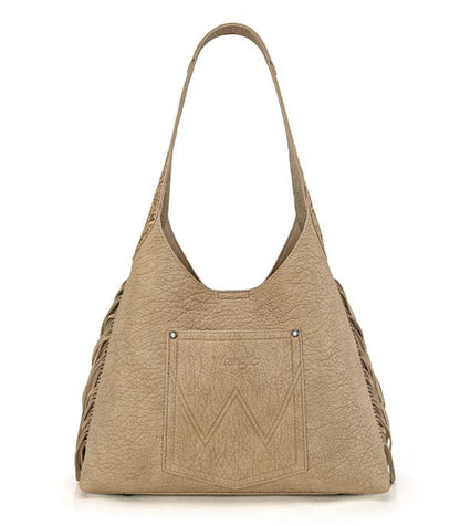 WRANGLER FRINGE TOOLED HOBO BAG