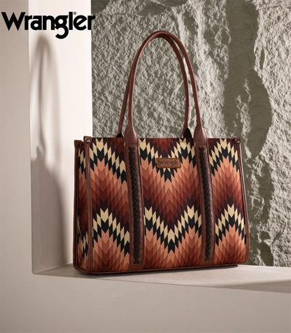 Wrangler Aztec Concealed Carry Wide Tote