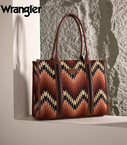 Wrangler Aztec Concealed Carry Wide Tote