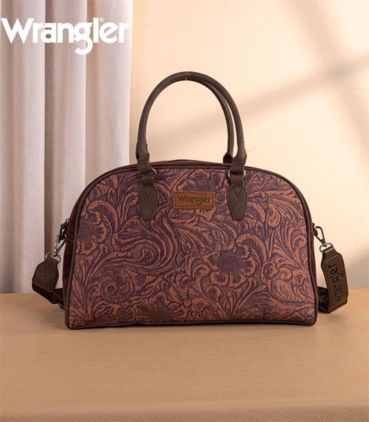 WRANGLER FLORAL PRINTED DUFFLE BAG