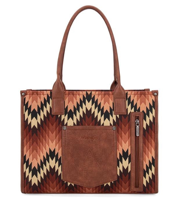 Wrangler Aztec Concealed Carry Wide Tote