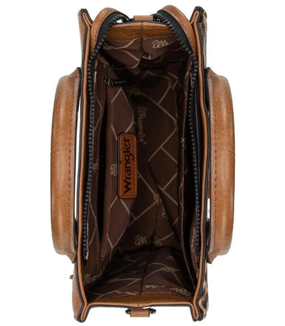 Wrangler Leopard Printe Tote Crossbody