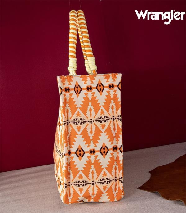 WRANGLER SOUTHWESTERN CANVAS TOTE