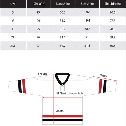 SideWinder Hockey Jersey-White