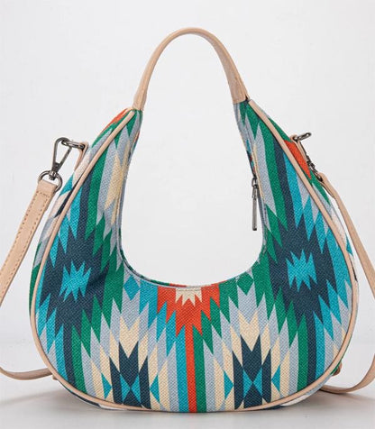MONTANA WEST AZTEC FRINGE CROSSBODY BAG