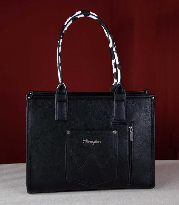 Wrangler Cow Pattern Tote