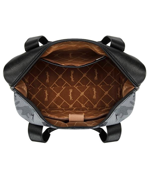 WRANGLER CAMO PRINT DUFFLE BAG