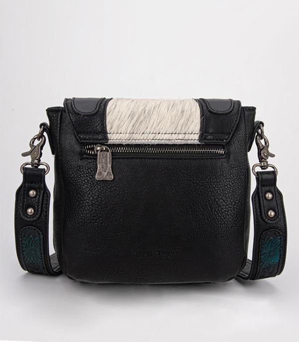 Trinity Ranch Tooled Cowhide Crossbody