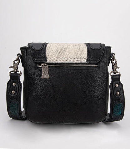 Trinity Ranch Tooled Cowhide Crossbody