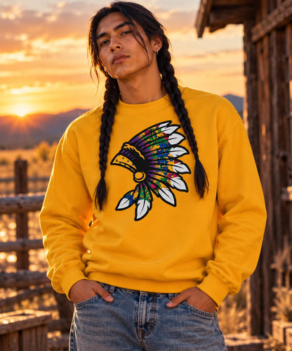 Yellow Floral Crewneck