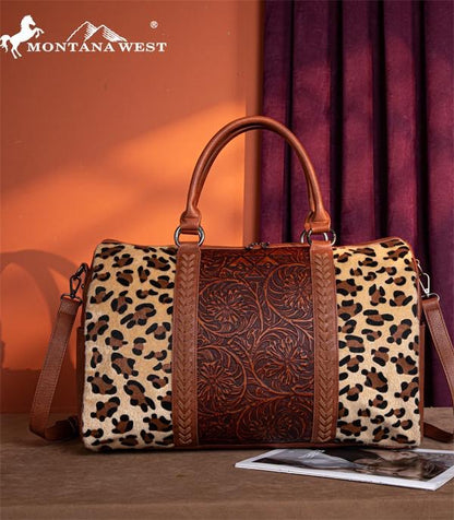 Montana West Tooled Duffle Bag