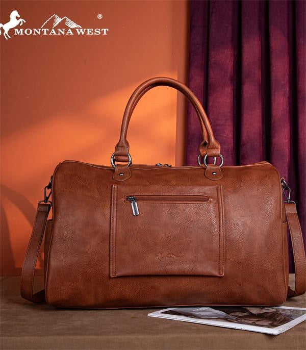 Montana West Tooled Duffle Bag
