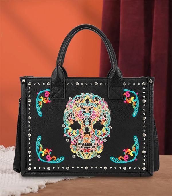 Montana West Sugar Skull Tote Bag