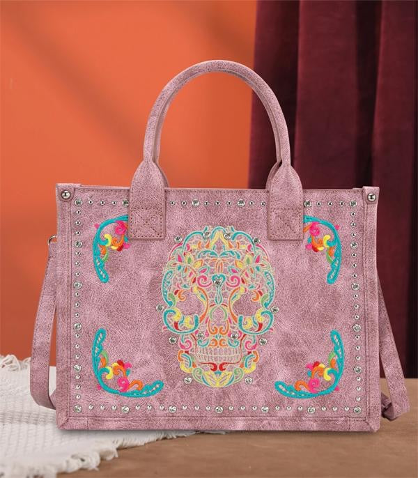 Montana West Sugar Skull Tote Bag