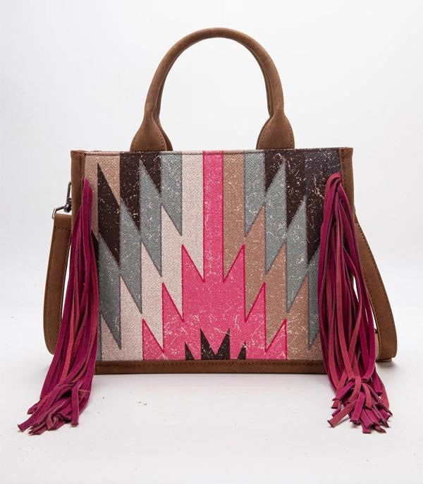 Aztec Fringe Concealed Carry Tote Bag