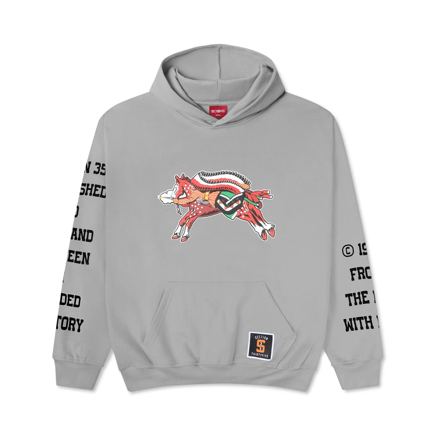 Sidewinder Hoodie - Cream, Black, Grey
