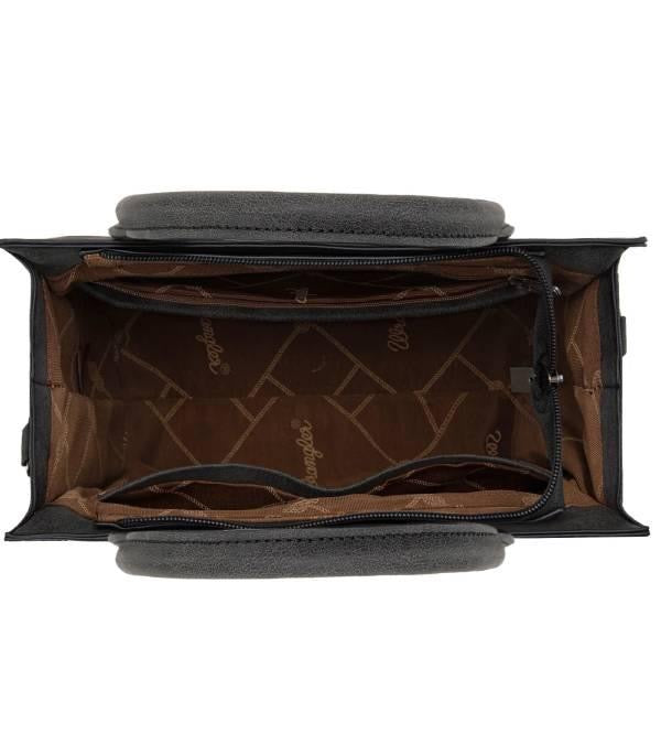 Wrangler Aztec Tooled Tote Crossbody Bag