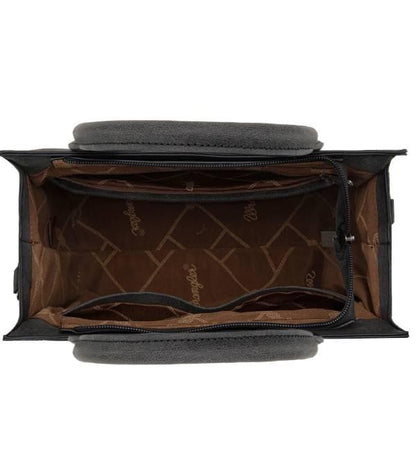 Wrangler Aztec Tooled Tote Crossbody Bag