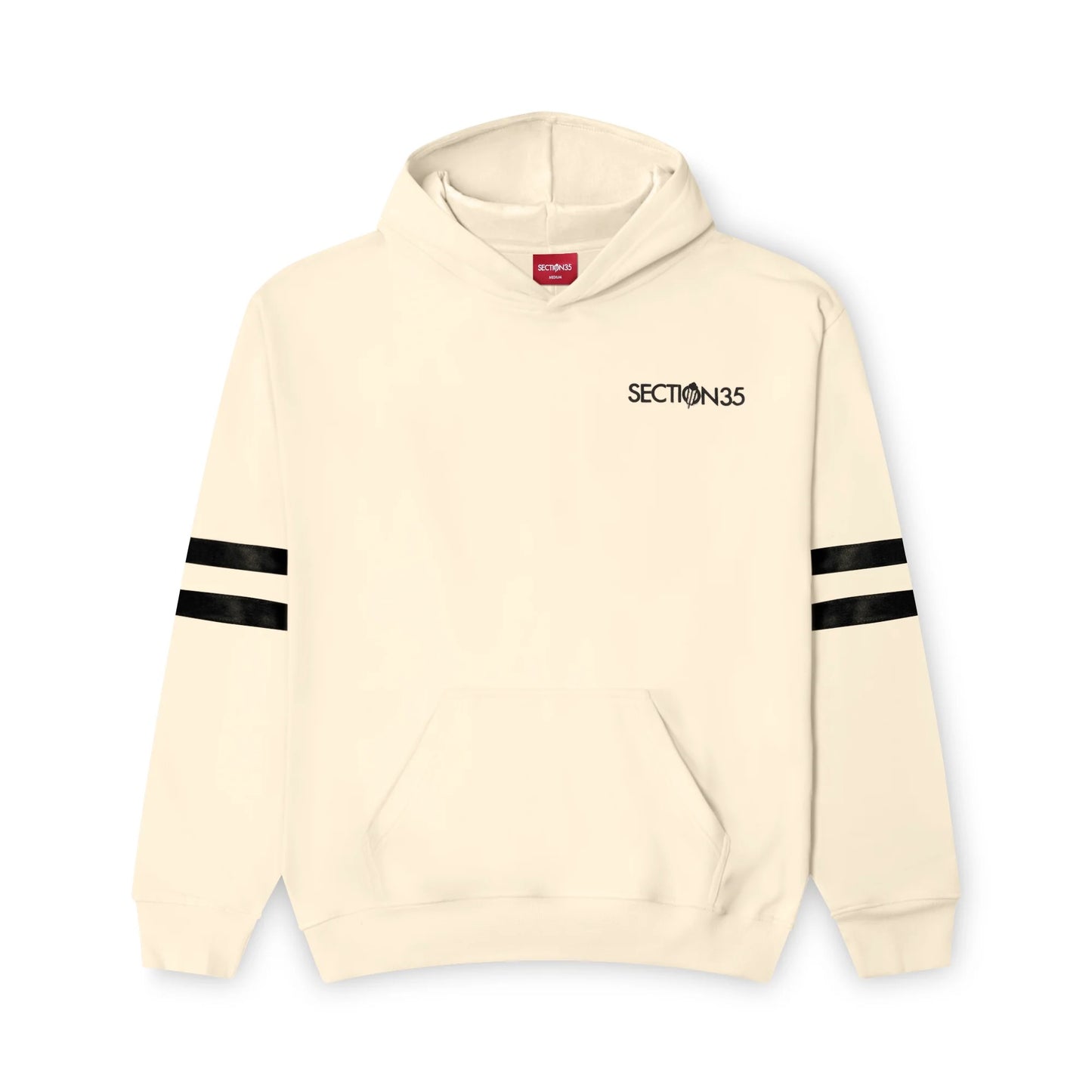 Generation Flocked Hoodie - Cream