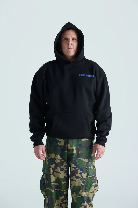 ALL MY HEROES HOODIE - BLACK