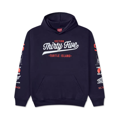 Goat 2.0 Hoodie - Cream, Navy
