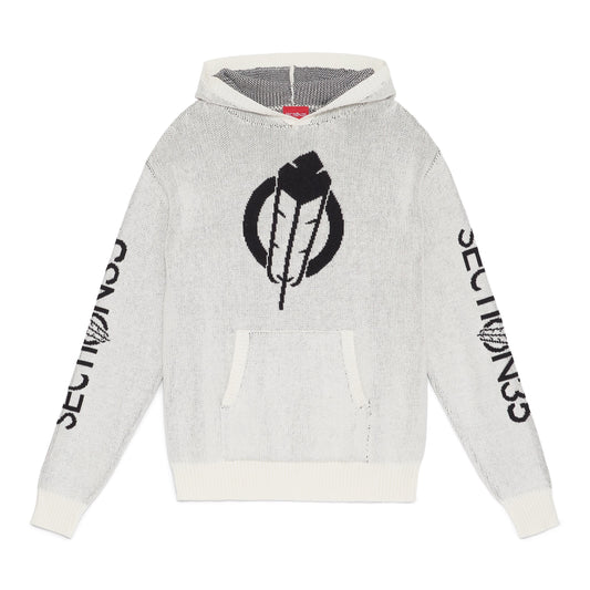 OG Forever Knit Hoodie-OFF White