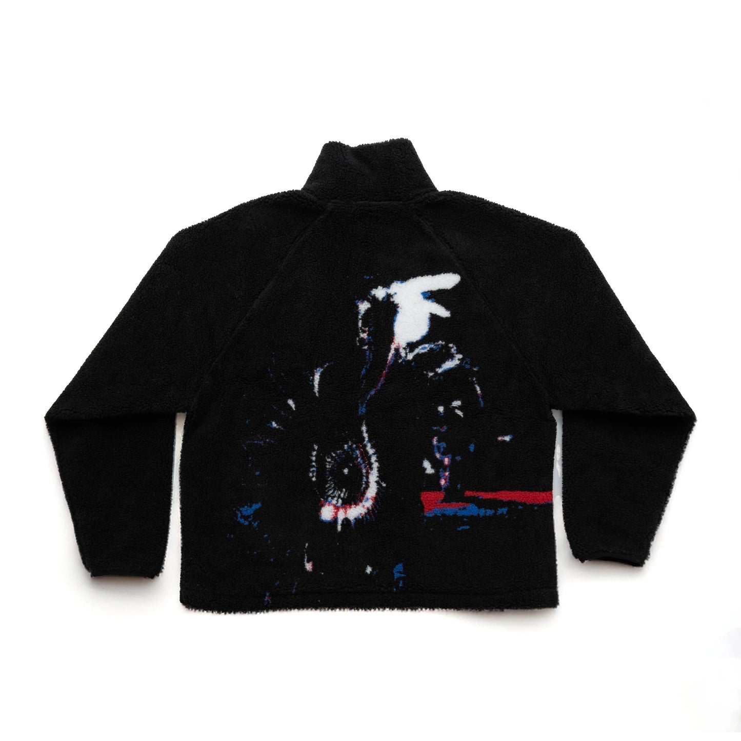 Sneak-Up Sherpa Coat-Black