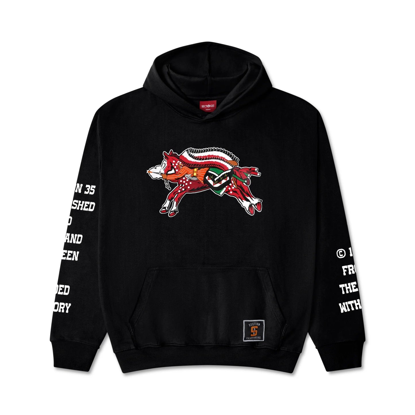 Sidewinder Hoodie - Cream, Black, Grey