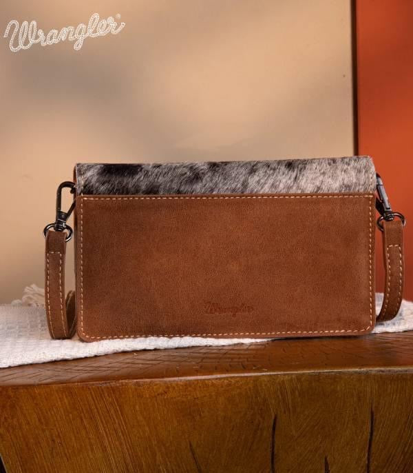 Wrangler Cowhide Wallet Crossbody Bag