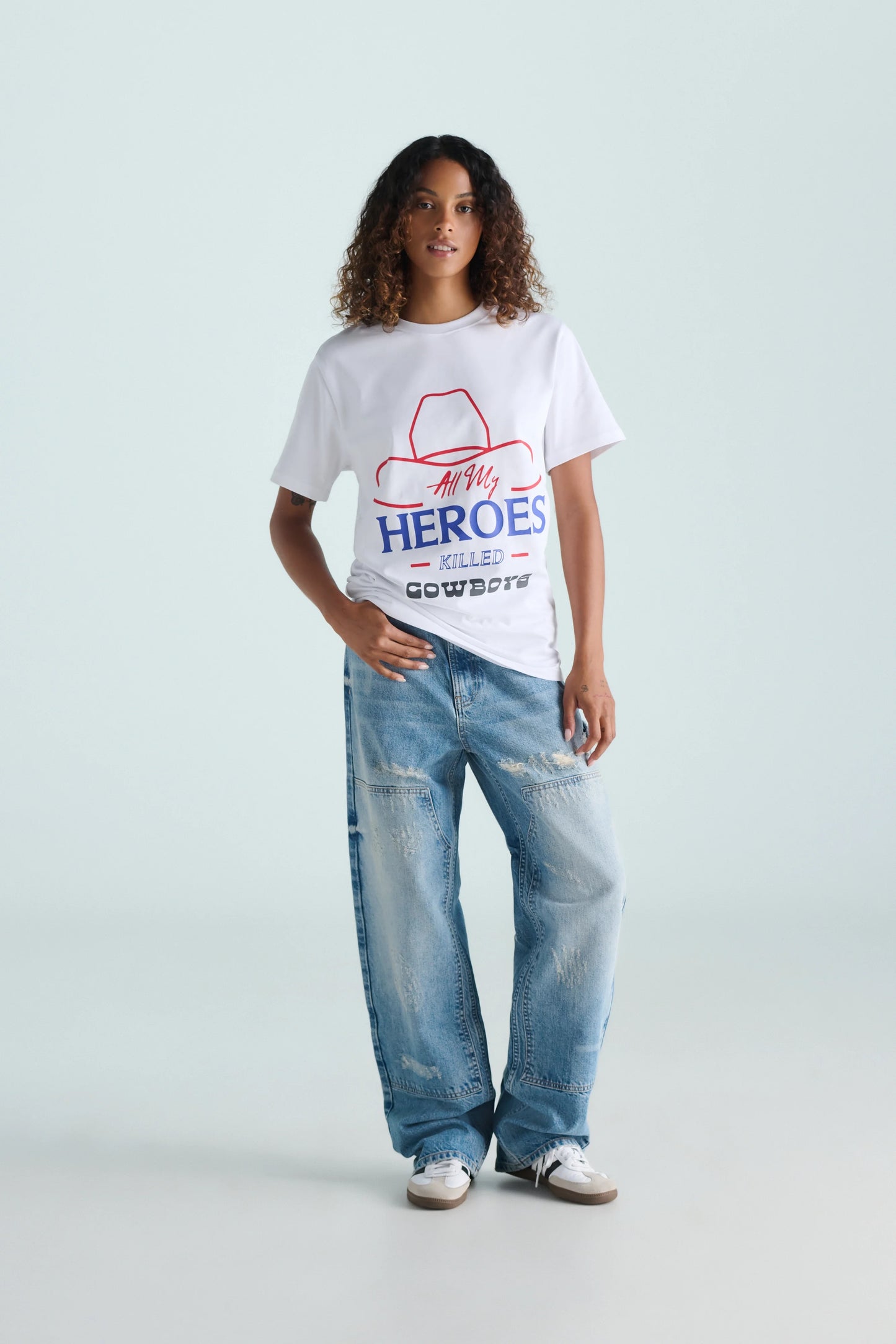 ALL MY HEROES TEE - WHITE