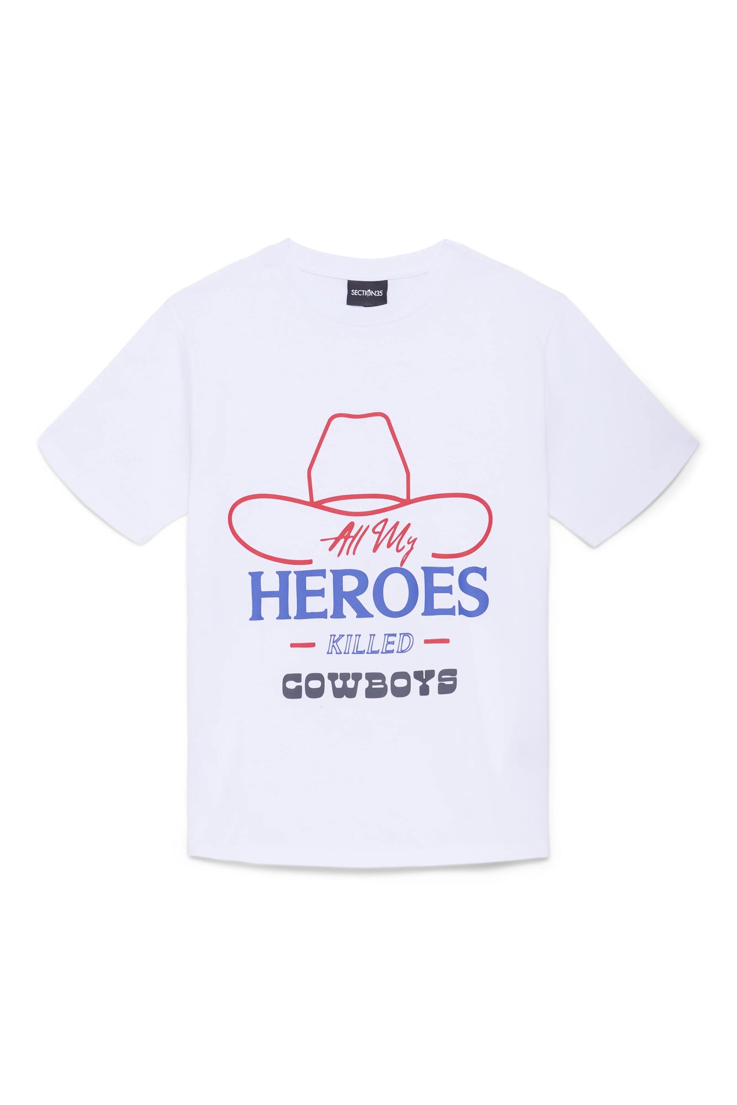 ALL MY HEROES TEE - WHITE